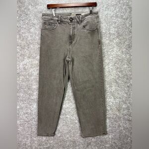 Volcom Jeans Men's Size 30 Billow Tapered Loose Grey Denim Pants Skater Stretch
